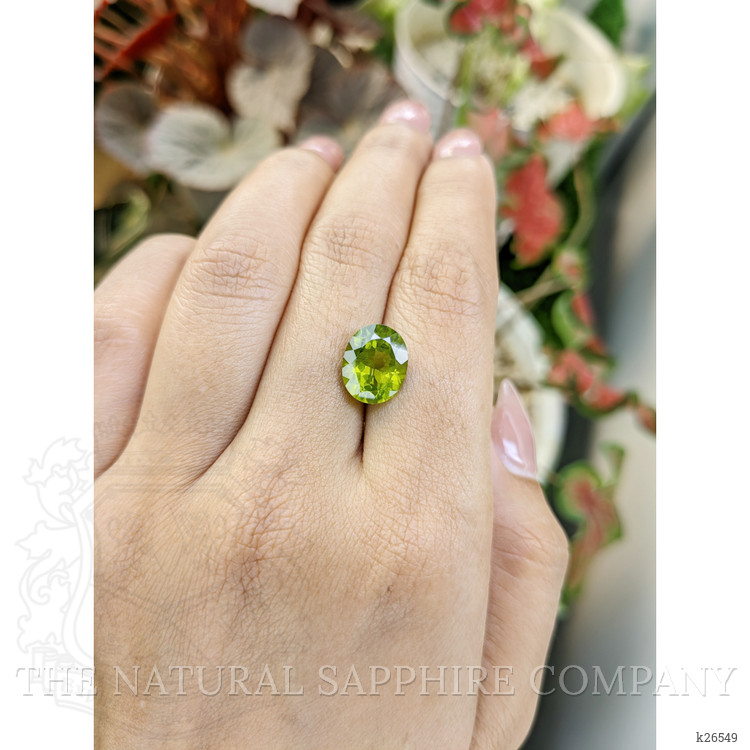 4.72 Ct. Yellowish Green Peridot from Pakistan