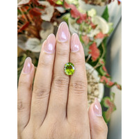 4.50 Ct. Yellowish Green Peridot from Pakistan Life Style