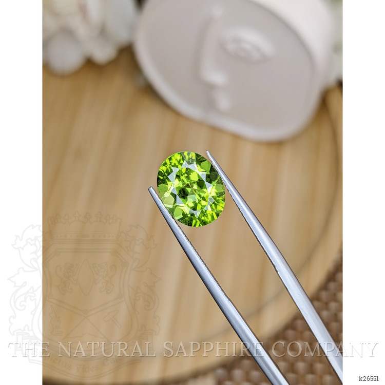 4.56 Ct. Yellowish Green Peridot from Pakistan
