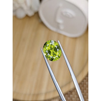 4.10 Ct. Yellowish Green Peridot from Pakistan Life Style