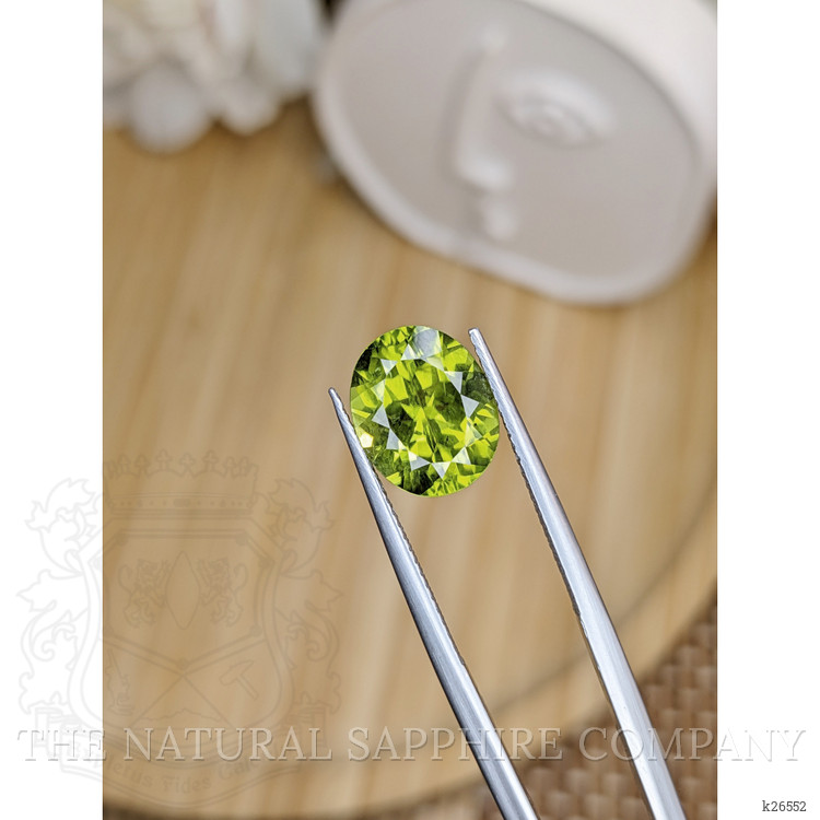 4.10 Ct. Yellowish Green Peridot from Pakistan