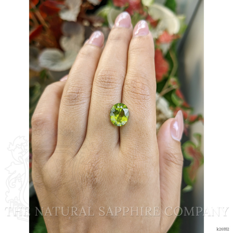 4.10 Ct. Yellowish Green Peridot from Pakistan
