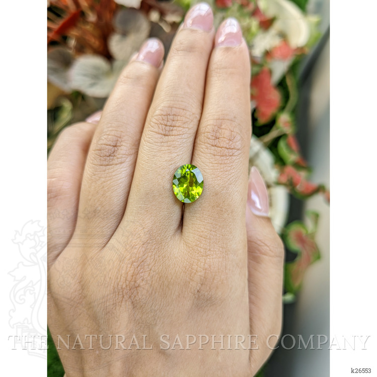 3.32 Ct. Yellowish Green Peridot from Pakistan