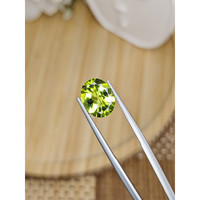 3.26 Ct. Yellowish Green Peridot from Pakistan Life Style