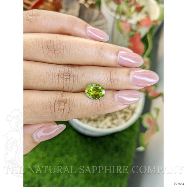 3.26 Ct. Yellowish Green Peridot from Pakistan