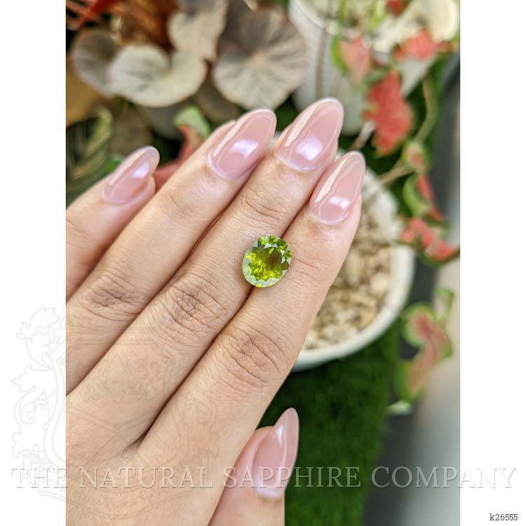 4.39 Ct. Yellowish Green Peridot from Pakistan