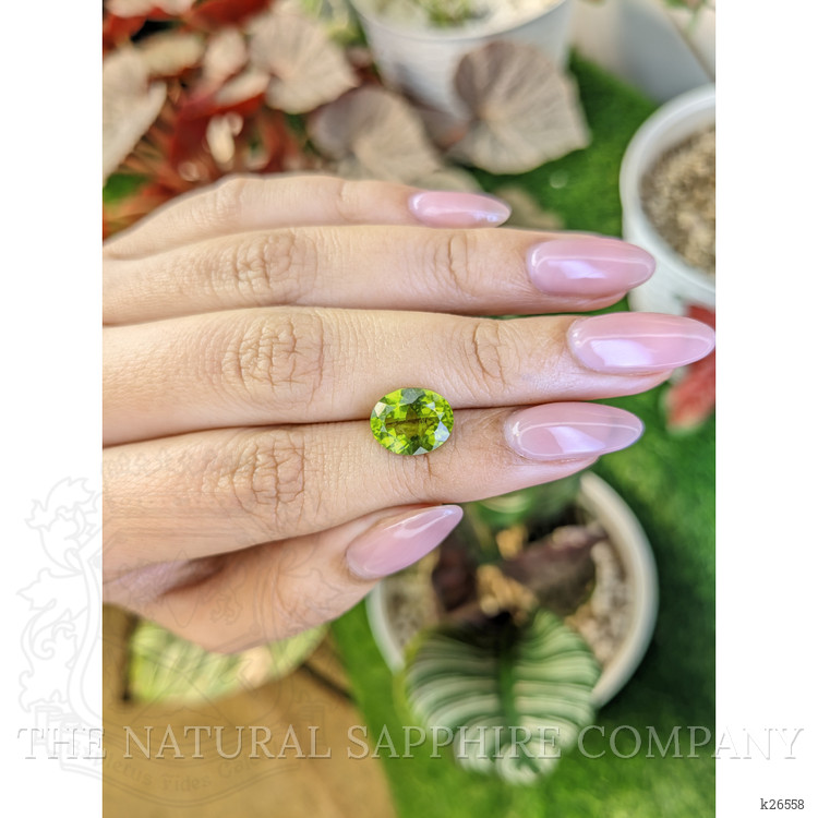 3.41 Ct. Yellowish Green Peridot from Pakistan