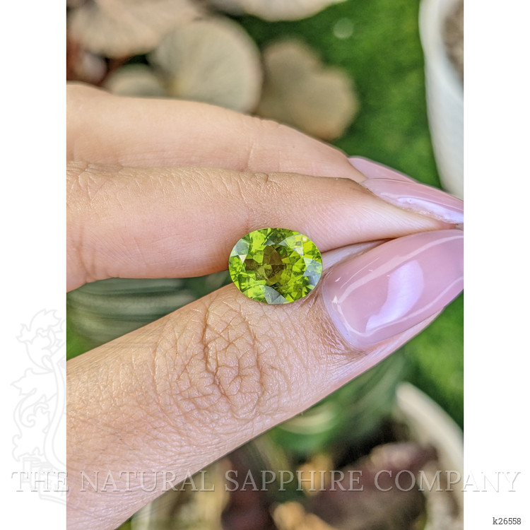 3.41 Ct. Yellowish Green Peridot from Pakistan