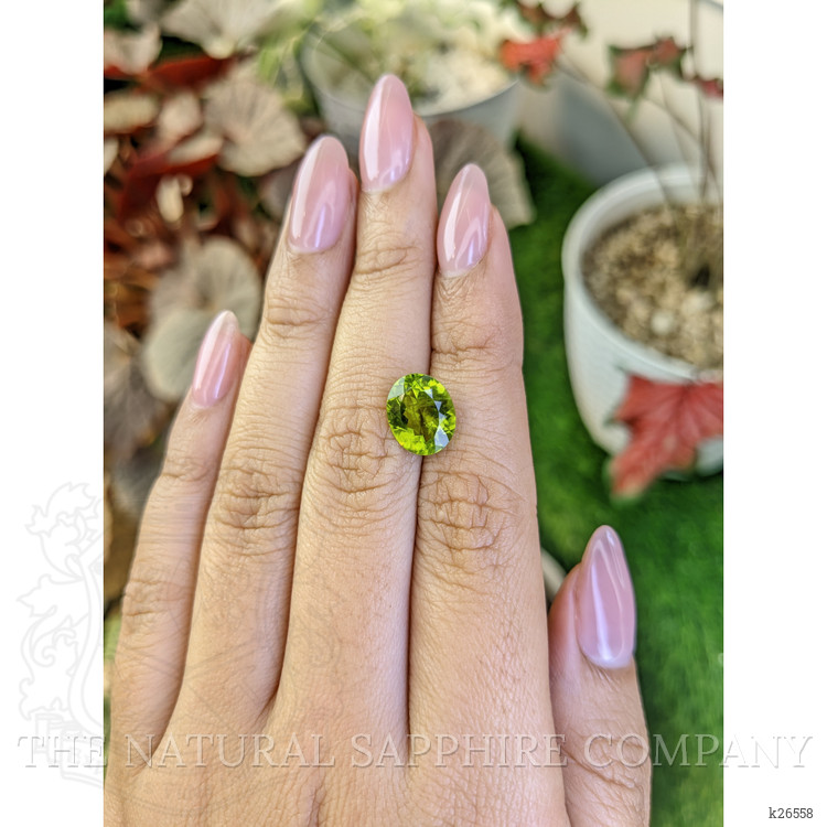 3.41 Ct. Yellowish Green Peridot from Pakistan