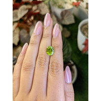 3.11 Ct. Yellowish Green Peridot from Pakistan Life Style