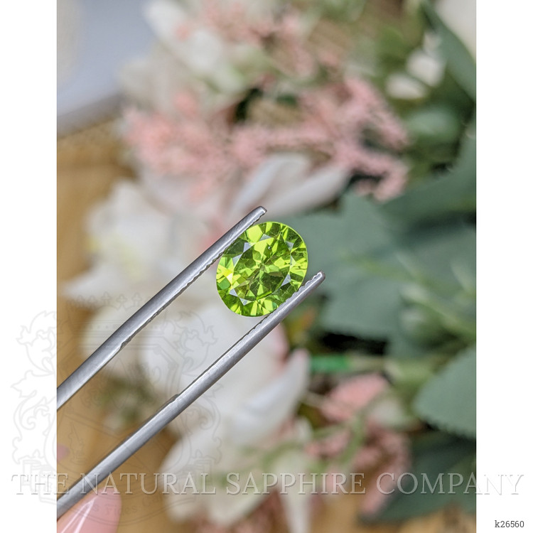 2.44 Ct. Yellowish Green Peridot from Pakistan