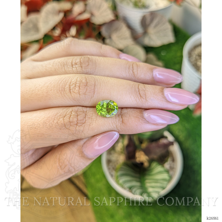 3.12 Ct. Yellowish Green Peridot from Pakistan