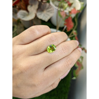 2.71 Ct. Yellowish Green Peridot from Pakistan Life Style