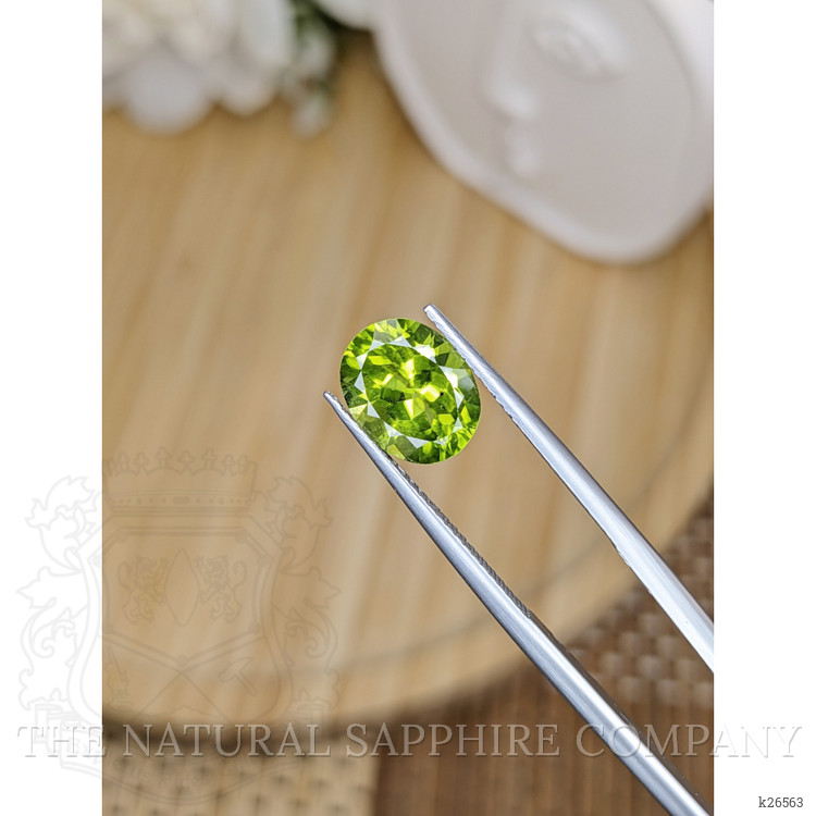 3.12 Ct. Yellowish Green Peridot from Pakistan