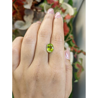 2.73 Ct. Yellowish Green Peridot from Pakistan Life Style