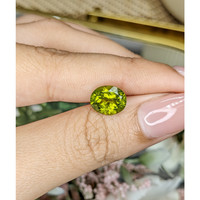 2.99 Ct. Yellowish Green Peridot from Pakistan Life Style