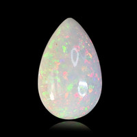 17.22 Ct. Multi Color Cabochon White Opal from Australia Video
