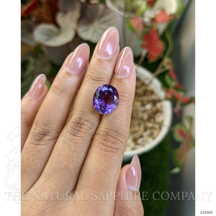 8.37 Ct. Purple Amethyst from Ceylon (Sri Lanka)