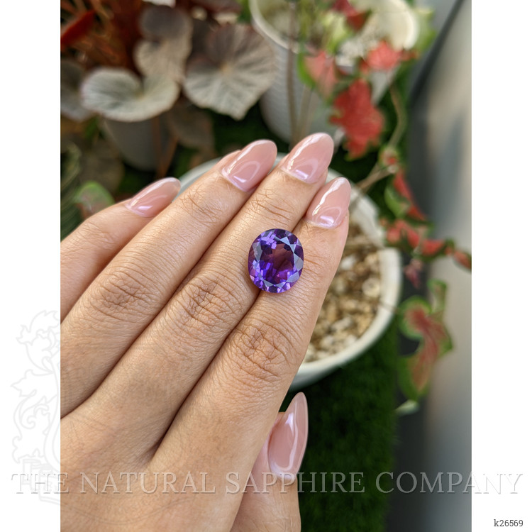 7.67 Ct. Purple Amethyst from Ceylon (Sri Lanka)