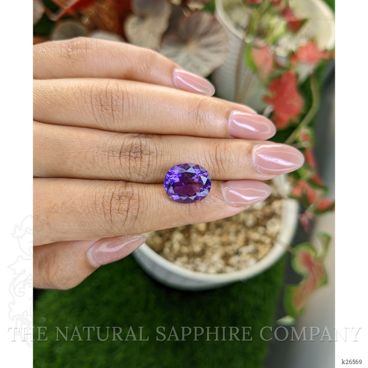 7.67 Ct. Purple Amethyst from Ceylon (Sri Lanka)