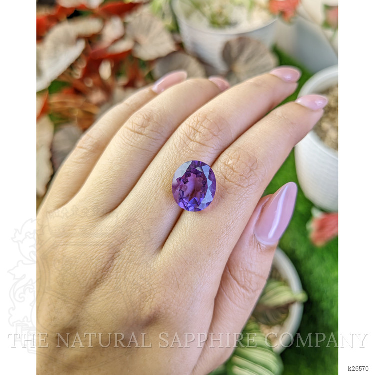 8.46 Ct. Purple Amethyst from Ceylon (Sri Lanka)