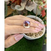 15.68 Ct. Bi Color Ametrine from Madagascar Life Style