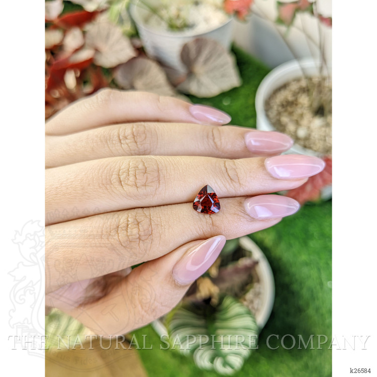 1.99 Ct. Red Almandine Garnet from Ceylon (Sri Lanka)