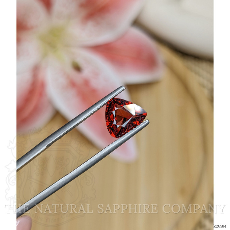 1.99 Ct. Red Almandine Garnet from Ceylon (Sri Lanka)