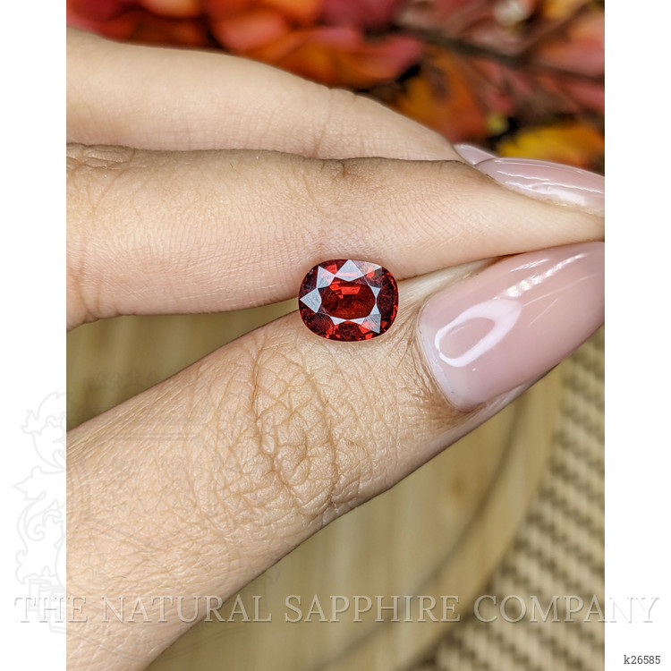 1.89 Ct. Red Almandine Garnet from Ceylon (Sri Lanka)