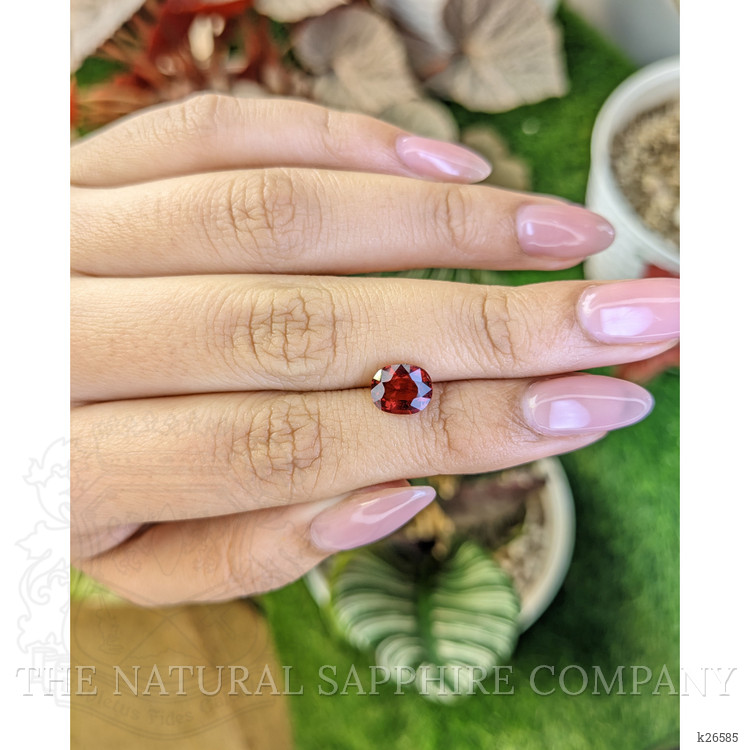 1.89 Ct. Red Almandine Garnet from Ceylon (Sri Lanka)