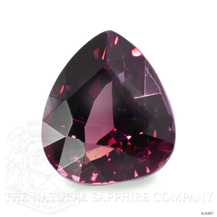 1.82 Ct. Purplish Red Rhodolite Garnet from Ceylon (Sri Lanka)