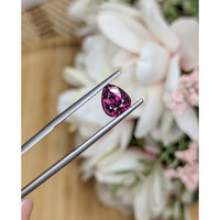 1.82 Ct. Purplish Red Rhodolite Garnet from Ceylon (Sri Lanka) Life Style