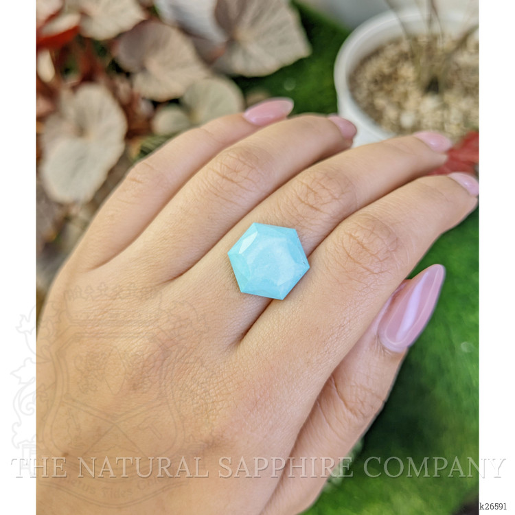7.39 Ct. Greenish Blue Turquoise from Persia(Iran)
