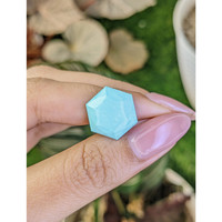 7.39 Ct. Greenish Blue Turquoise from Persia(Iran) Life Style