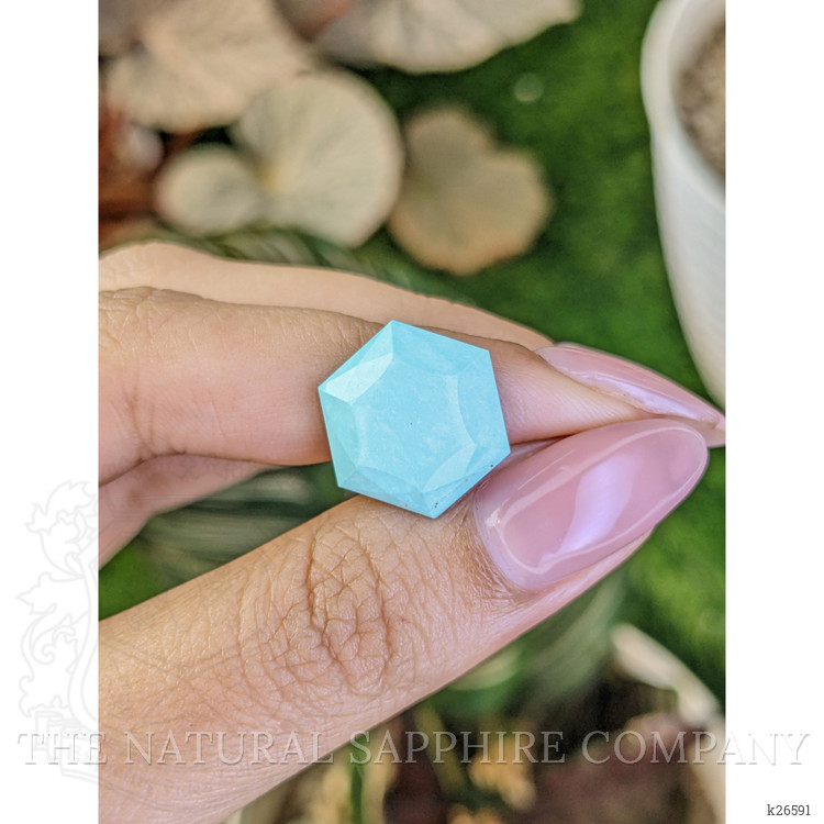 7.39 Ct. Greenish Blue Turquoise from Persia(Iran)