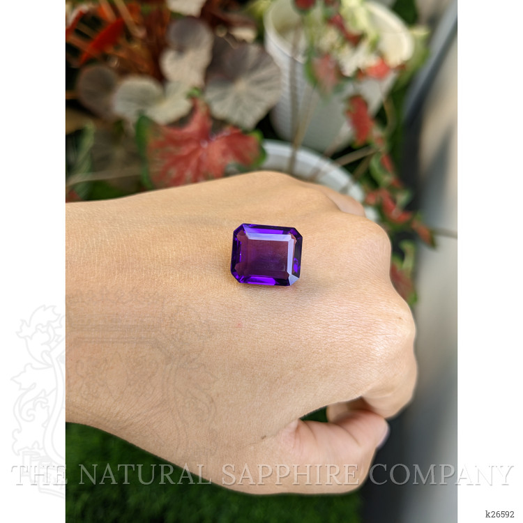 12.61 Ct. Purple Amethyst from Madagascar