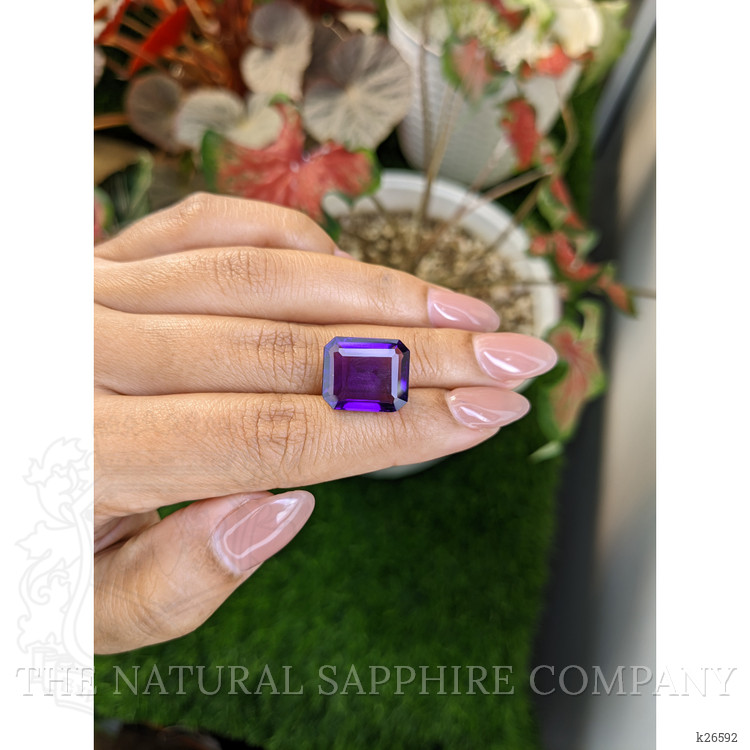12.61 Ct. Purple Amethyst from Madagascar