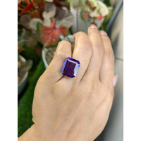 12.61 Ct. Purple Amethyst from Madagascar Life Style