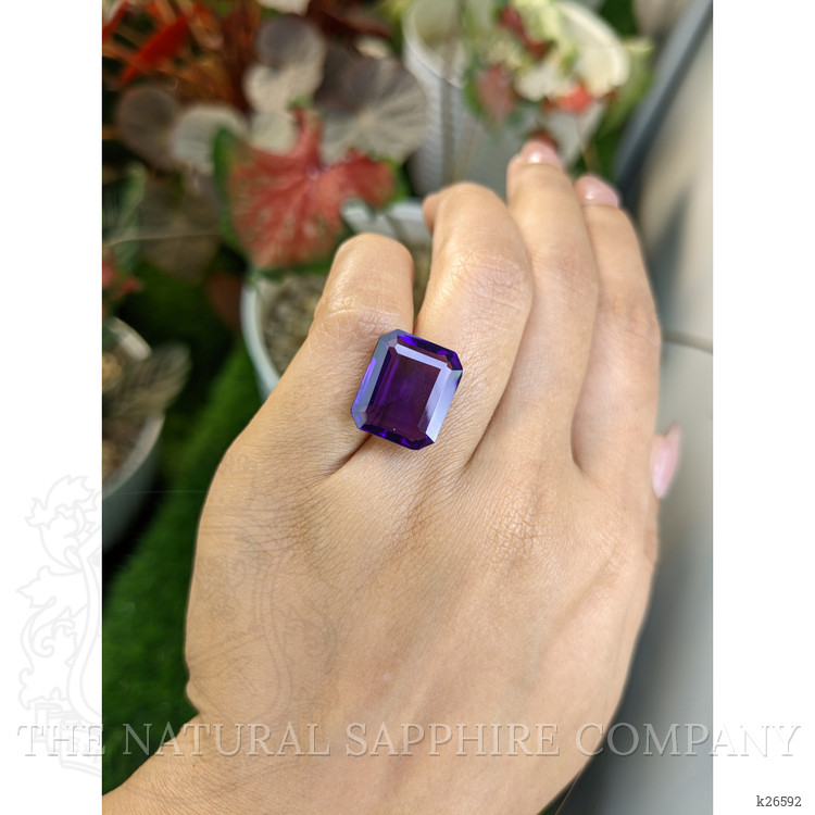 12.61 Ct. Purple Amethyst from Madagascar