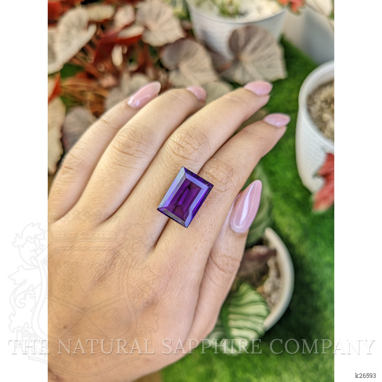 12.34 Ct. Purple Amethyst from Madagascar