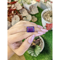 12.34 Ct. Purple Amethyst from Madagascar Life Style