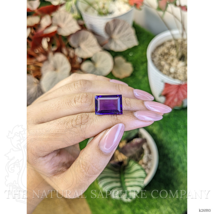 12.34 Ct. Purple Amethyst from Madagascar