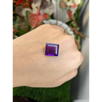 10.77 Ct. Purple Amethyst from Madagascar Life Style