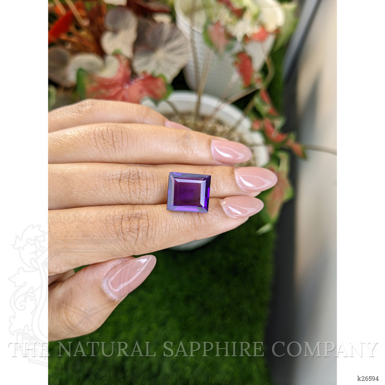 10.77 Ct. Purple Amethyst from Madagascar