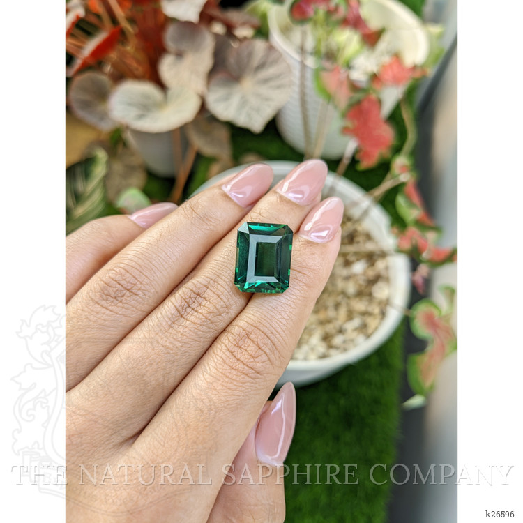 13.84 Ct. Bluish Green Prasiolite from Madagascar