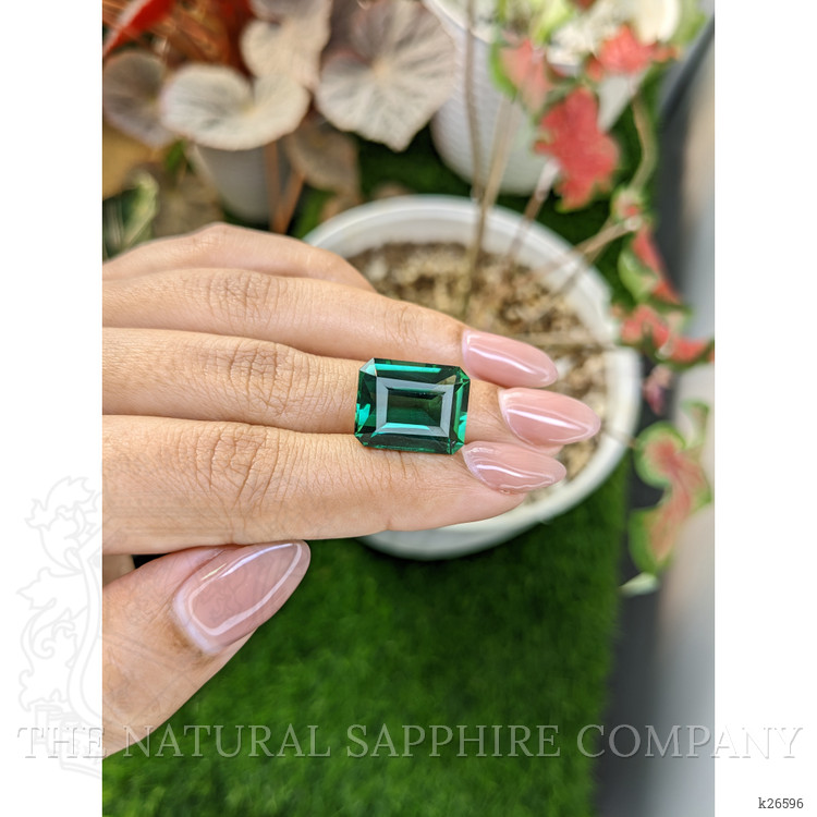 13.84 Ct. Bluish Green Prasiolite from Madagascar