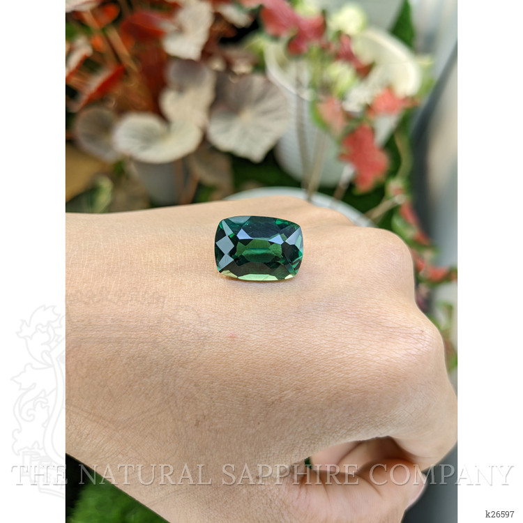 13.30 Ct. Bluish Green Prasiolite from Madagascar