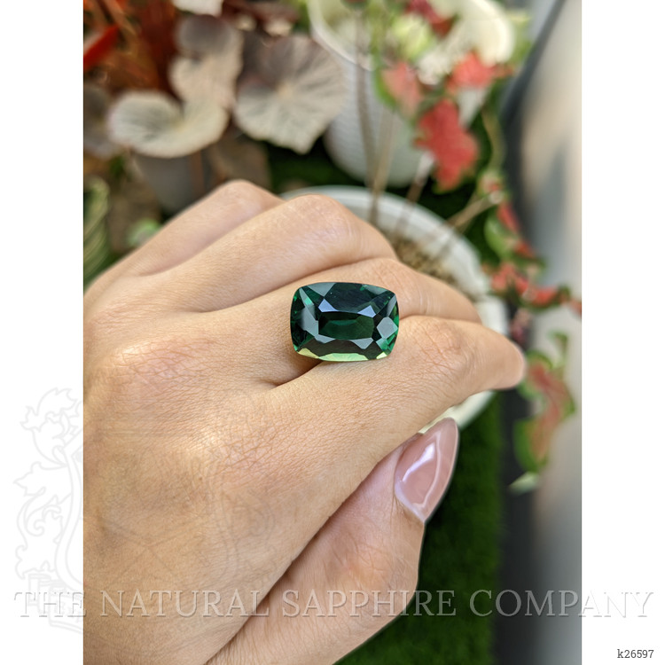 13.30 Ct. Bluish Green Prasiolite from Madagascar