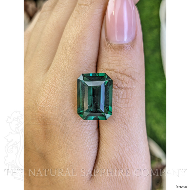 12.91 Ct. Bluish Green Prasiolite from Madagascar