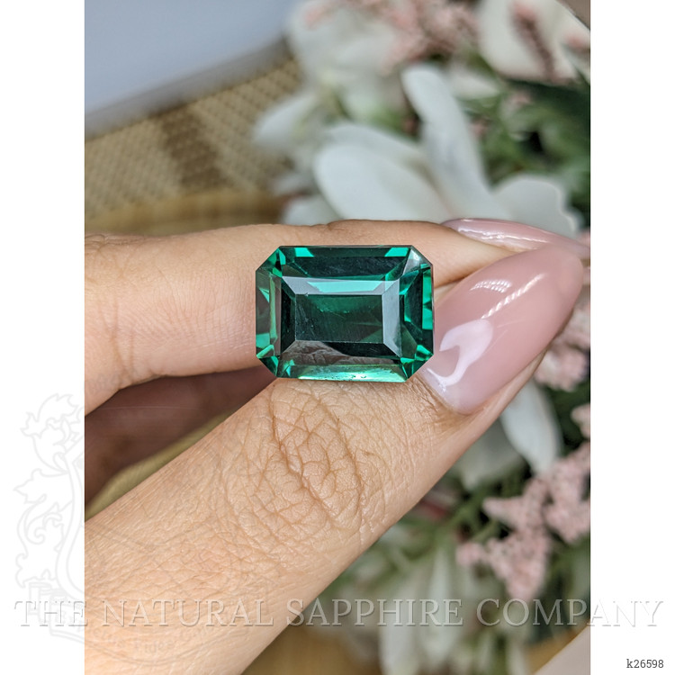 12.91 Ct. Bluish Green Prasiolite from Madagascar